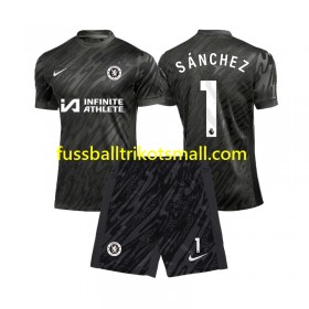 Fußballtrikots Chelsea Robert Sanchez 1 Torwart Kinder 2024-2025 Kurzarm Auswärts-trikot kaufen